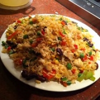 Rijst met groente en kip Rijst met groente en kip • <a style="font-size:0.8em;" href="http://www.flickr.com/photos/88422686@N06/8582251927/" target="_blank">View on Flickr</a>