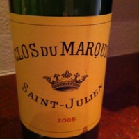 Clos du Marquis 2005 Clos du Marquis 2005 • <a style="font-size:0.8em;" href="http://www.flickr.com/photos/88422686@N06/8419924836/" target="_blank">View on Flickr</a>