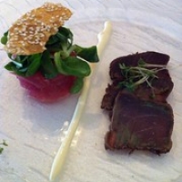 Tonijn bij Les Copains Delft Tonijn bij Les Copains Delft • <a style="font-size:0.8em;" href="http://www.flickr.com/photos/88422686@N06/8676522490/" target="_blank">View on Flickr</a>